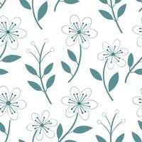 Clean Soft watercolor spring seamless pattern with abstract florals for creative spaces concept as Spring flowers painted in soft watercolor strokes seamlessly repeated for artistic and vector