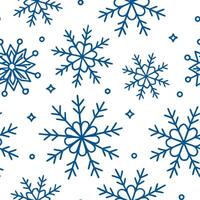 Clean Snowflake and ice crystal seamless tile pattern with sparkling winter details concept as Sparkling winter details on snowflakes and ice crystals create a seamless tile pattern perf vector