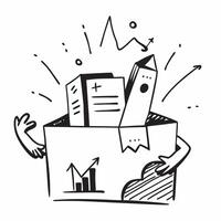 Clean Silhouette of a warehouse and a profit margin chart symbolizing profit optimization in double exposure with copy space concept as A silhouette of a warehouse intertwined with a pr vector