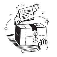 Clean Silhouette of a shipping crate and a cost analysis report symbolizing distribution cost analysis in double exposure with copy space concept as A silhouette of a shipping crate int vector