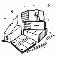 Clean Shipping crates and a cost management table symbolizing cost control in logistics in double exposure with copy space concept as Shipping crates blended with a cost management tabl vector
