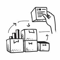 Clean Shipping pallets and a revenue graph symbolizing logistics revenue in double exposure with copy space concept as Shipping pallets blended with a revenue graph representing logisti vector