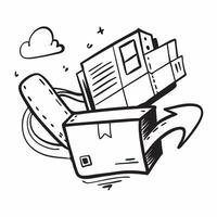 Clean Shipping symbol with copy space for project planning concept as An artistic rendering of a shipping symbol with spacious copy space suitable for project planning logistics strategi vector