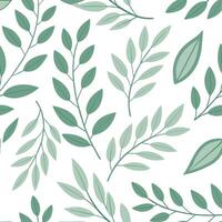 Clean Serene summer leaves seamless pattern with light green foliage and soft earth tones for relaxed spaces concept as Light green foliage and soft earth tones arranged seamlessly to cr vector