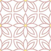 Clean Serene spring pastel seamless tile pattern with light pinks blues and yellows for peaceful spaces concept as Soft pink blue and yellow pastels in a seamless pattern creating serene vector