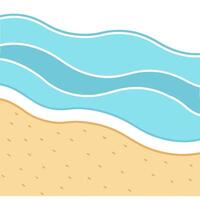 Clean Serene beach waves seamless tile pattern with gentle rolling waves and soft golden sand concept as Gentle rolling waves meet soft golden sand in this serene seamless tile pattern c vector