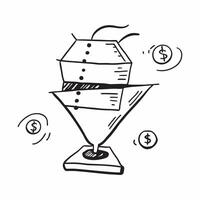 Clean Sandbox symbol with copy space for strategic planning concept as A strategic planning oriented sandbox symbol with ample copy space ideal for visualizing long term goals objectives vector
