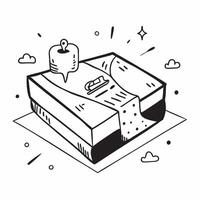 Clean Sandbox illustration with copy space for business reports concept as A visually appealing sandbox illustration with copy space designed to enhance business reports and presentation Set 6 vector