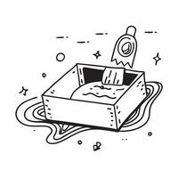 Clean Sandbox symbol with copy space for project planning concept as An artistic rendering of a sandbox symbol with spacious copy space suitable for project planning goal setting and bus vector