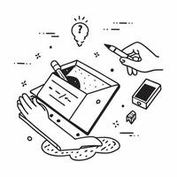 Clean Sandbox illustration with copy space for business reports concept as A visually appealing sandbox illustration with copy space designed to enhance business reports and presentation Set 5 vector