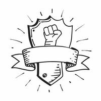 Clean Safety symbol with copy space for project planning concept as An artistic rendering of a safety symbol with spacious copy space suitable for project planning goal setting and safet vector