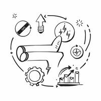 Clean Safety illustration with space for text and graphics concept as An illustrative safety design featuring ample space for both text and graphics perfect for illustrating readiness pl Set 2 vector