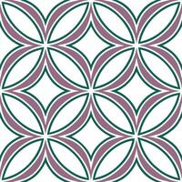 Clean Retro geometric seamless tile pattern muted earth tones on white background ideal for natural elegance designs concept as Designing seamless tile with retro geometric patterns in m Set 2 vector