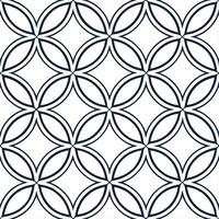 Clean Retro geometric seamless tile pattern intricate line art on white background ideal for contemporary designs concept as Creating seamless tile with retro geometric patterns and intr Set 3 vector