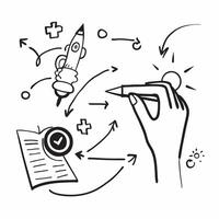 Clean Promotion symbol with copy space for strategic planning concept as A strategic planning oriented promotion symbol with ample copy space ideal for visualizing long term goals object vector