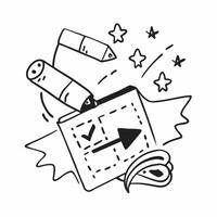 Clean Promotion icon with ample space for text and graphics concept as An iconographic promotion design offering ample space for both text and graphics perfect for illustrating comprehen vector