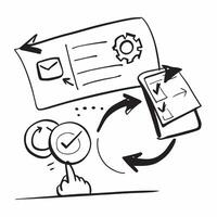 Clean Project management symbol with copy space for project planning concept as An artistic rendering of a project management symbol with spacious copy space suitable for project plannin Set 3 vector