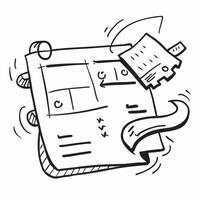 Clean Project management icon with ample space for text and graphics concept as An iconographic project management design offering ample space for both text and graphics perfect for illu vector