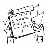 Clean Project management illustration with blank area for customizable text concept as A creative depiction of a project management illustration featuring a blank area for customizable t vector