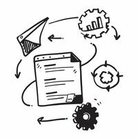 Clean Programming system and code repository icon with space for text and icons on a gray background concept as A versatile programming system and code repository icon featuring space fo vector