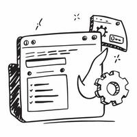 Clean Programming interface and code analytics icon with copy space for software presentations concept as A visually appealing programming interface and code analytics icon with ample co vector