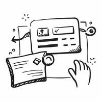 Clean Programming interface and code testing icon with copy space for website banners concept as A sleek programming interface and code testing icon with generous copy space suitable for vector