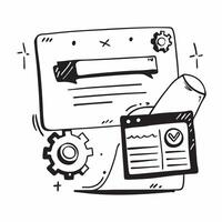 Clean Programming dashboard and coding pipeline icon with space for text on a professional background concept as A sleek programming dashboard and coding pipeline icon design with ample vector