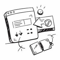 Clean Programming interface and code integration icon with copy space for website banners concept as A sleek programming interface and code integration icon with generous copy space suit vector