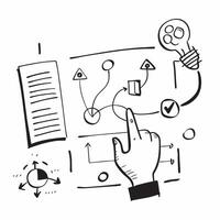 Clean Process improvement illustration with space for text and graphics concept as An illustrative process improvement design featuring ample space for both text and graphics perfect for vector