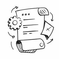 Clean Process improvement icon with blank space for custom branding concept as A customizable process improvement icon with blank space for adding custom branding elements making it suit vector