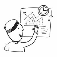 Clean Persona with a stock chart and a currency symbol symbolizing investment trends in double exposure with copy space concept as A persona blended with a stock chart and a currency sy vector