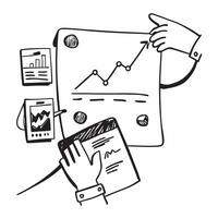 Clean Persona with a stock ticker and a portfolio chart symbolizing investment monitoring in double exposure with copy space concept as A persona blended with a stock ticker and a portf vector
