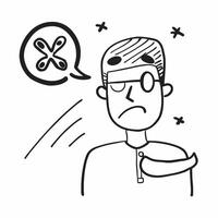 Clean Parent with a healthy meal and junk food symbolizing dietary dos and donts with ample space for text concept as A parent holding a healthy meal and a junk food item representing d vector