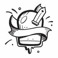 Clean Out of service icon with copy space on white background concept as A icon illustration of an out of service icon with ample copy space on a white background perfect for maintenan vector
