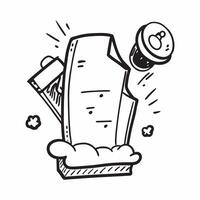 Clean Out of service icon with ample space for text and graphics concept as An iconographic out of service design offering ample space for both text and graphics perfect for illustrating vector