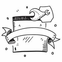 Clean On maintenance icon with blank space for custom branding concept as A customizable on maintenance icon with blank space for adding custom branding elements making it suitable for a vector