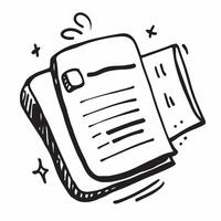 Clean Notebook icon with space for text and images concept as A simple notebook icon design featuring ample space for both text and images perfect for illustrating morning schedules and vector