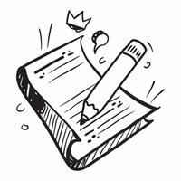 Clean Notebook icon with copy space for infographics concept as An infographic ready notebook icon with copy space designed to convey task lists morning plans and productivity insights i vector