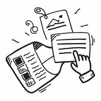 Clean News system and news ticker icon with copy space for website headers concept as A sleek news system and news ticker icon with generous copy space suitable for creating eye catching vector