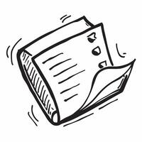 Clean Notebook icon with copy space on a white background concept as A icon image of a notebook icon with generous copy space on a white background ideal for business planning and note vector