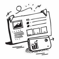 Clean News headline icon and television symbol with copy space for infographics concept as An infographic ready news headline icon and television symbol with ample copy space designed to vector