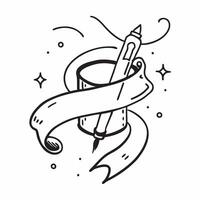 Clean Needle and thread symbolizing sewing and repair with ample space for text concept as A needle and a thread representing the fundamentals of sewing and repair with blank space for vector