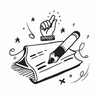 Clean Nail polish and nail file icon with copy space for promotional materials concept as An artistic rendering of a nail polish and a nail file icon with generous copy space suitable fo vector