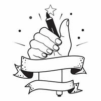 Clean Nail polish and cuticle pusher with blank space for custom branding concept as A customizable nail polish and cuticle pusher icon with blank space for adding custom branding elemen vector