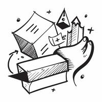 Clean Modern trade symbol with copy space for project planning concept as An artistic rendering of a modern trade symbol with spacious copy space suitable for project planning goal setti Set 4 vector