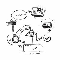 Clean Modern trade icon with copy space for business presentations concept as A modern trade icon design with generous copy space perfect for enhancing business presentations and slidesh Set 3 vector