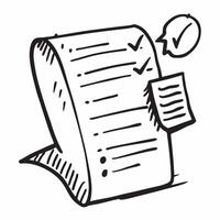 Clean Modern checklist icon with copy space for business presentations concept as A modern checklist icon design with generous copy space perfect for enhancing business presentations and vector