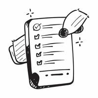 Clean Modern checklist icon with copy space for business presentations concept as A modern checklist icon design with generous copy space perfect for enhancing business presentations and Set 2 vector
