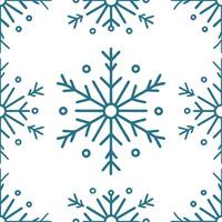 Clean Minimalist single snowflake seamless tile pattern with clean lines and subtle frost concept as A single minimalist snowflake with clean lines and subtle frost creates a seamless ti vector