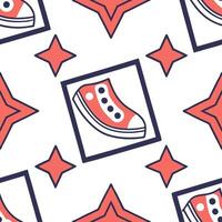 Clean Modern abstract frame seamless tile pattern with bold colors and dynamic shapes concept as Bold modern abstract frames form seamless tile patterns with dynamic shapes adding vibran vector